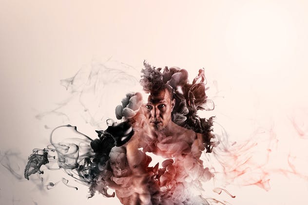 多彩墨水流动动画效果PS动作 Ink Flow Animation Photoshop Action插图(3)