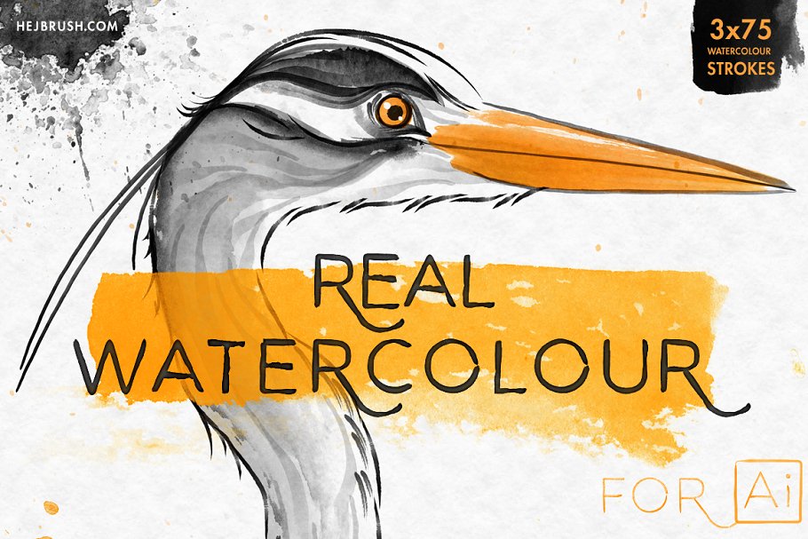 绘画设计必备：300+真实画笔笔画AI笔刷 ALL! Ai BRUSHES! EVER! FOREVER!插图(3)