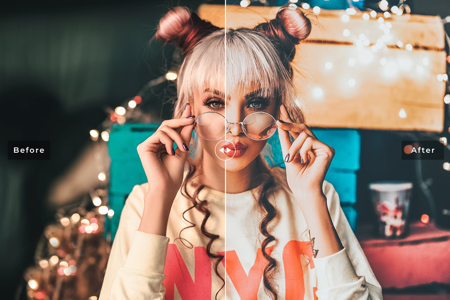 充满活力的暖色调人像摄影后期处理LR预设 Allure Mobile & Desktop Lightroom Presets插图(2)