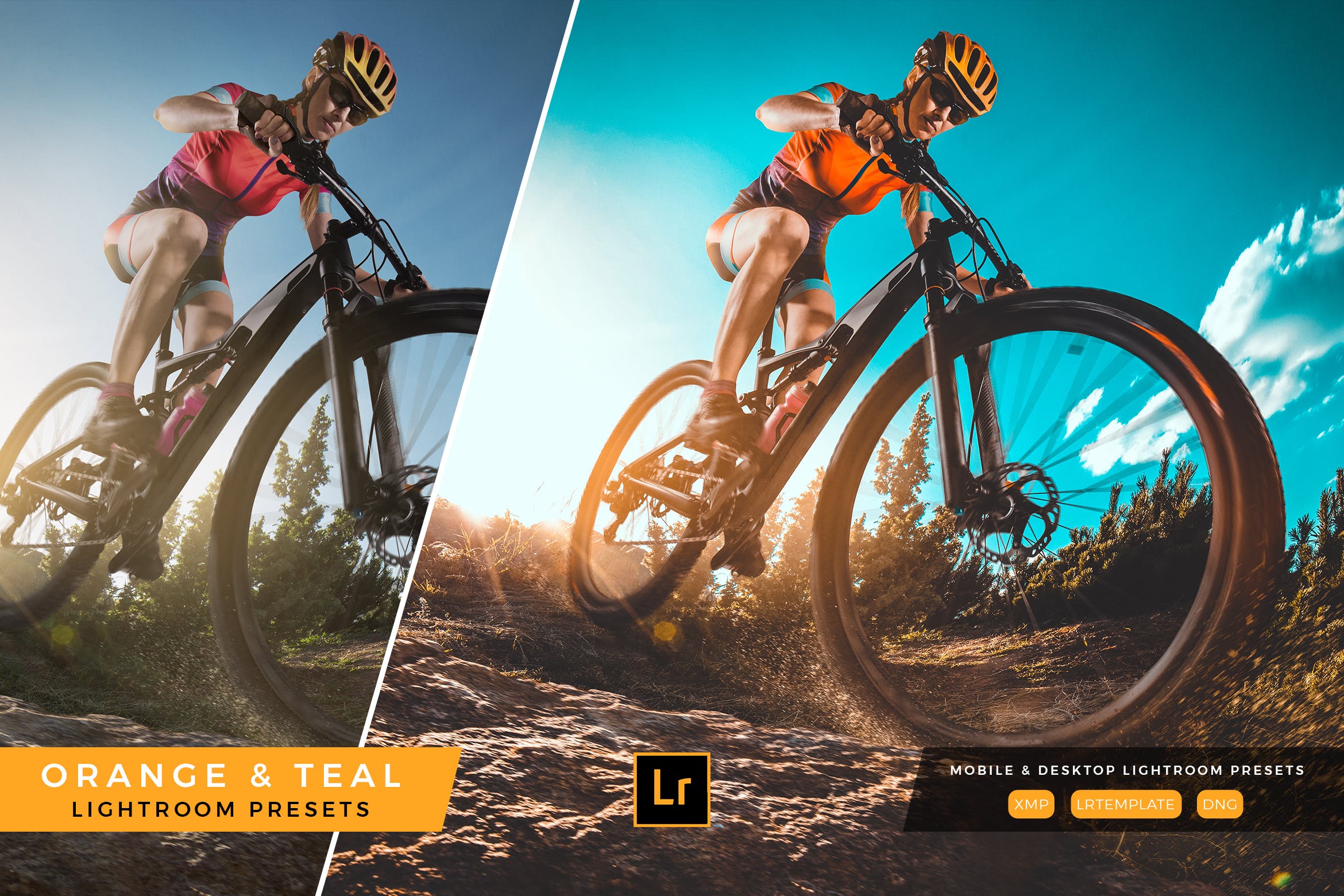 橙色&深绿色色调照片调色滤镜素材库精选LR预设 Orange and Teal Lightroom Presets插图