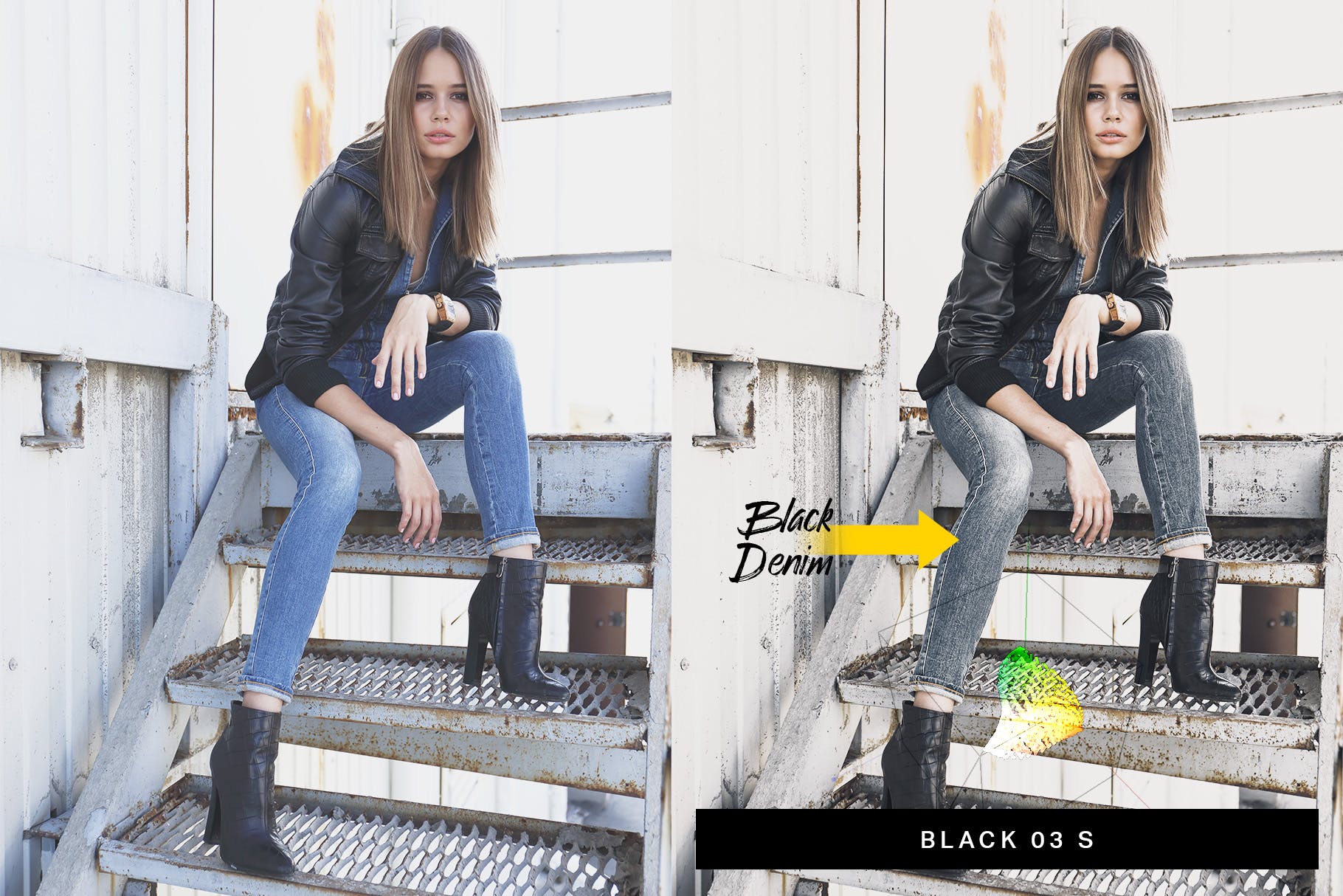 50种牛仔布时尚摄影调色滤镜素材库精选LR预设 50 Denim Fashion Lightroom Presets and LUTs插图(1)