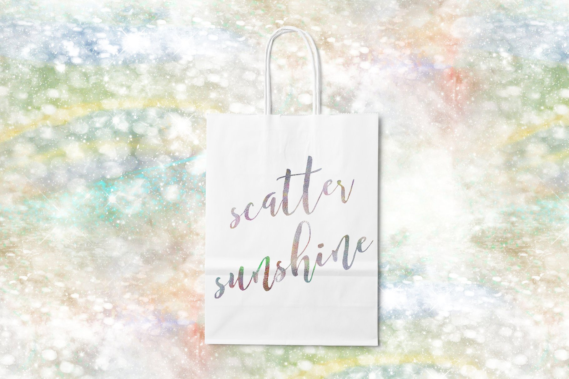 大师级各种配色彩虹图层样式 Iridescence Layer Styles插图(4)