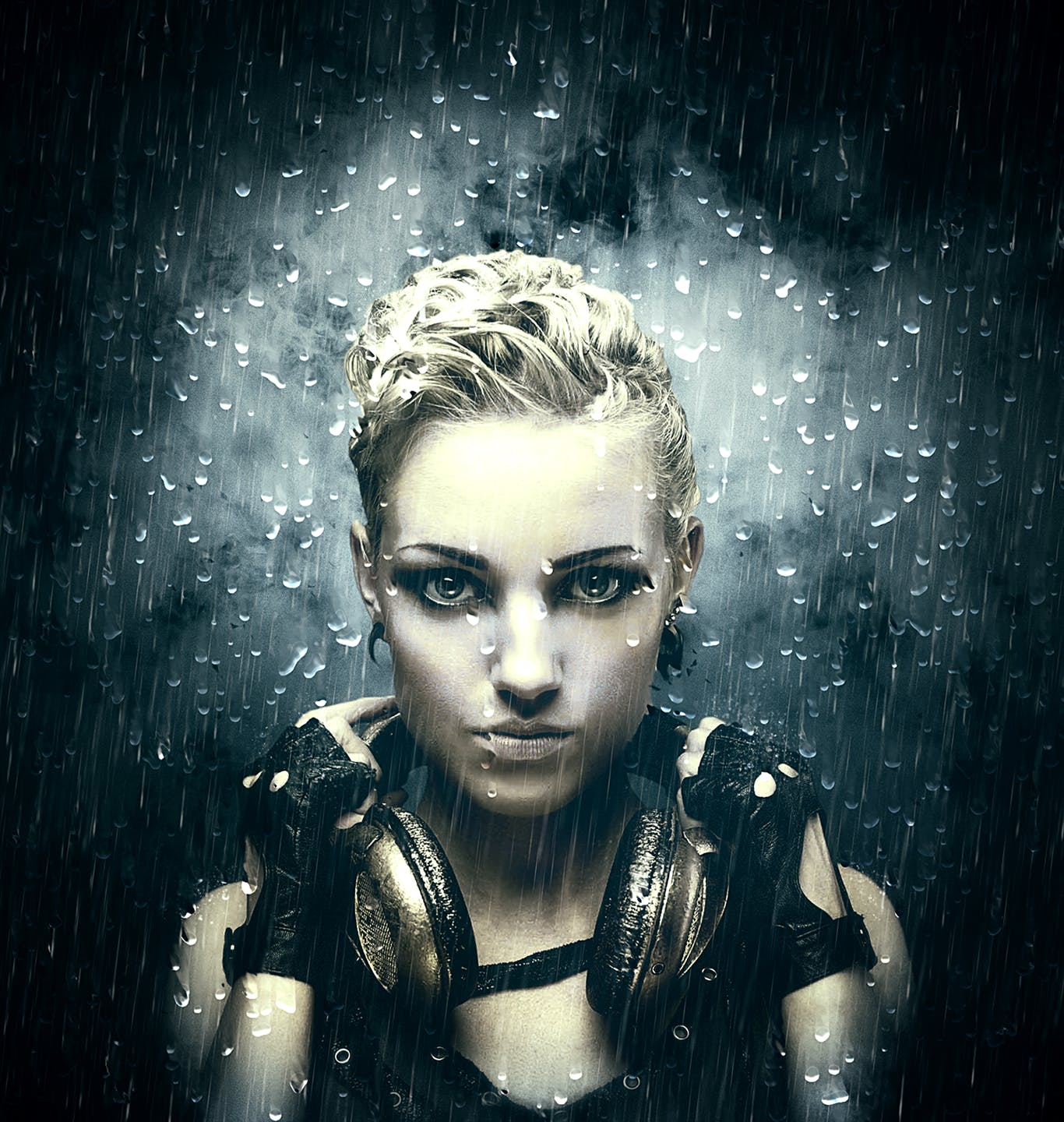 暴风雨照片背景特效素材库精选PS动作 Rainstorm 2 CS4+ Photoshop Action插图(2)