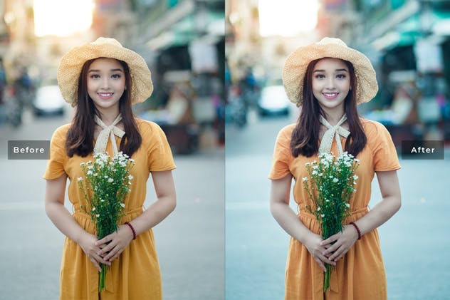 影楼必备婚纱人像摄影后期处理LR预设 Moody Mobile Lightroom Presets插图(1)