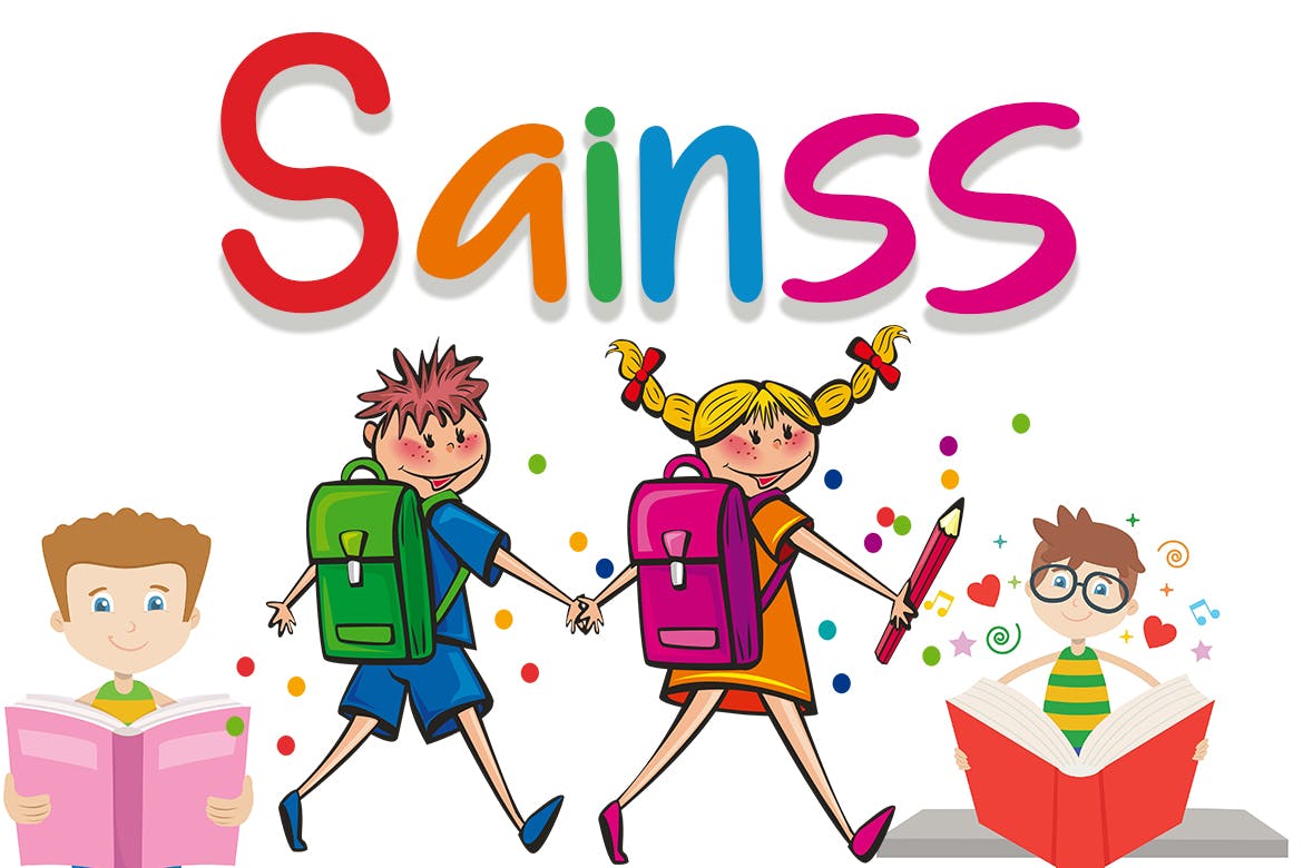 可爱手写风格儿童英文字体素材库精选 Dissert Playfull Display Font插图(2)