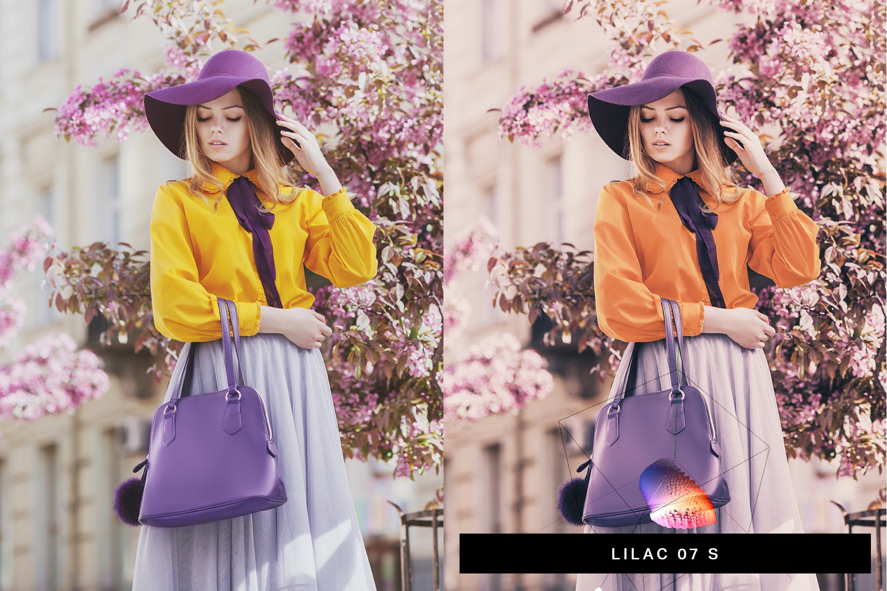 50款优雅紫色调照片调色滤镜素材库精选LR预设 50 Tranquil Purple Lightroom Presets and LUTs插图(1)