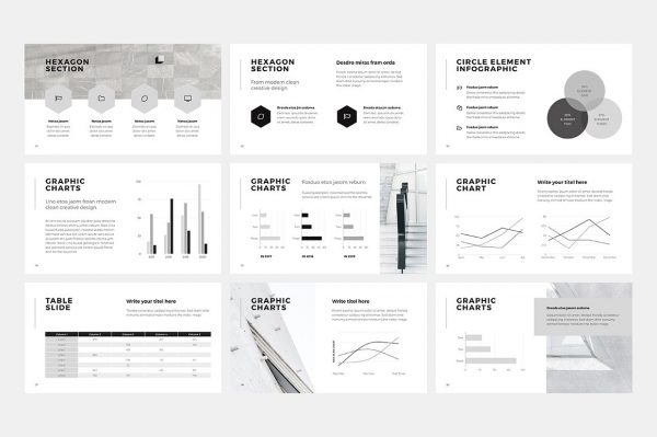 极简现代化白色系PPT模板下载[PPTX,PSD]插图(10)