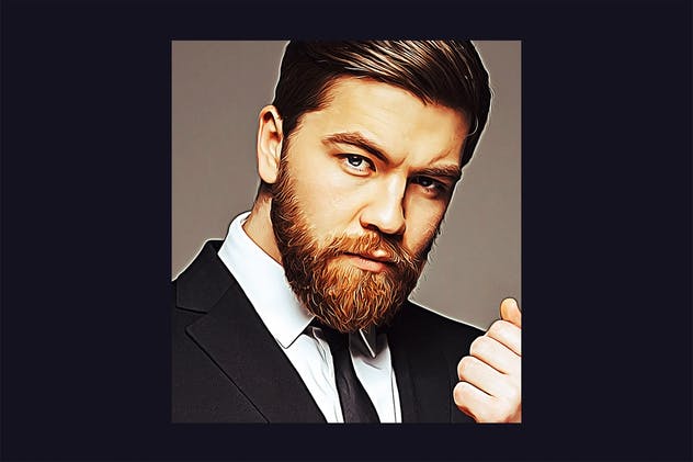 人像摄影照片油画大师PS动作 Oil Painting 2019 Photoshop Action插图(4)