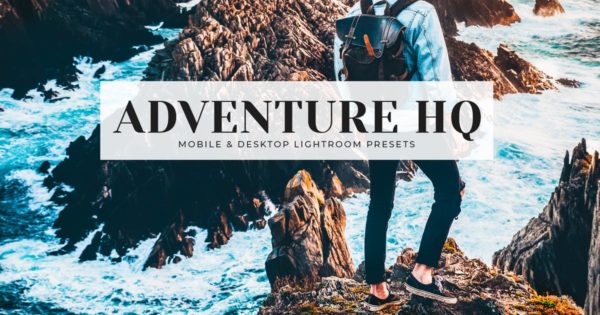 冒险旅行照片调色Lightroom预设 Adventure HQ Mobile &amp; Desktop Lightroom Presets
