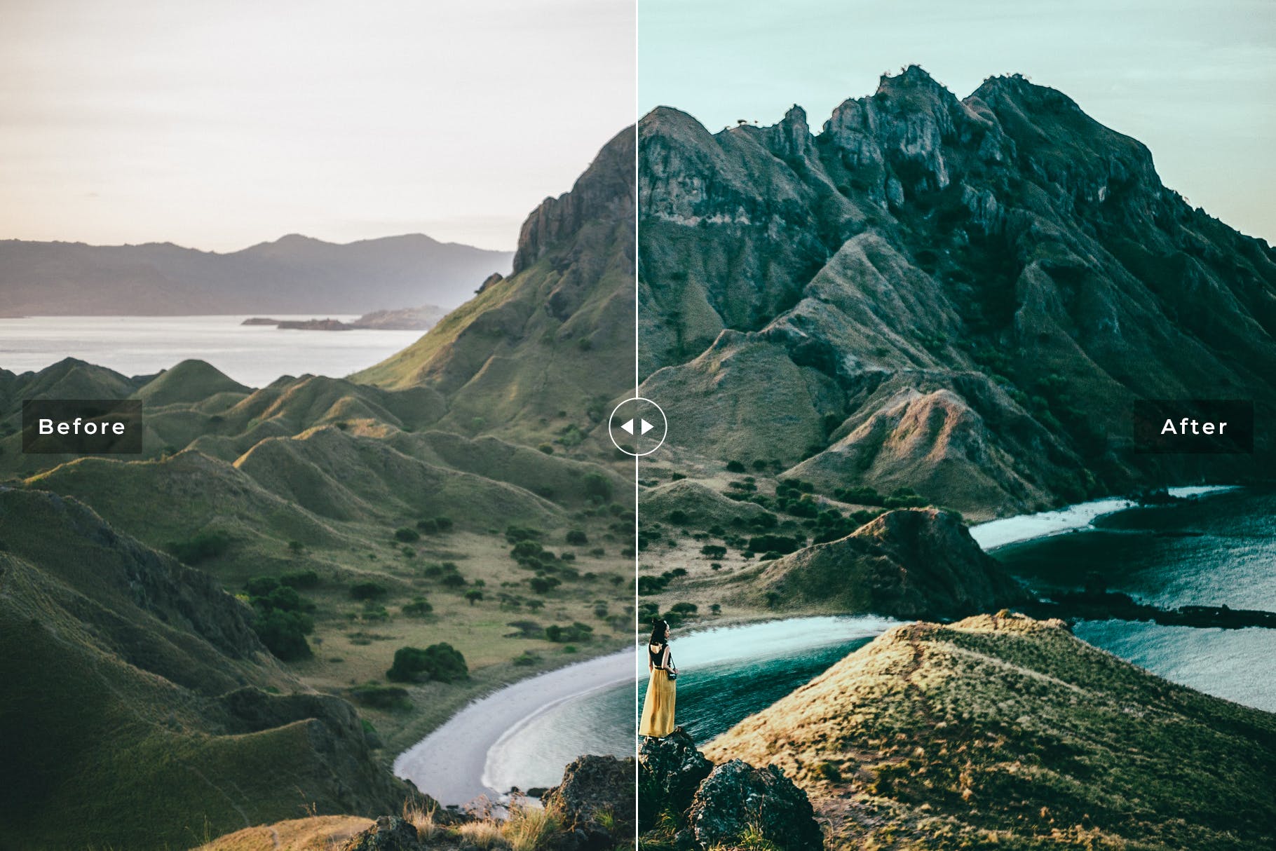 热带海岛旅行照片调色滤镜素材库精选LR预设 Indonesia Mobile & Desktop Lightroom Presets插图(3)