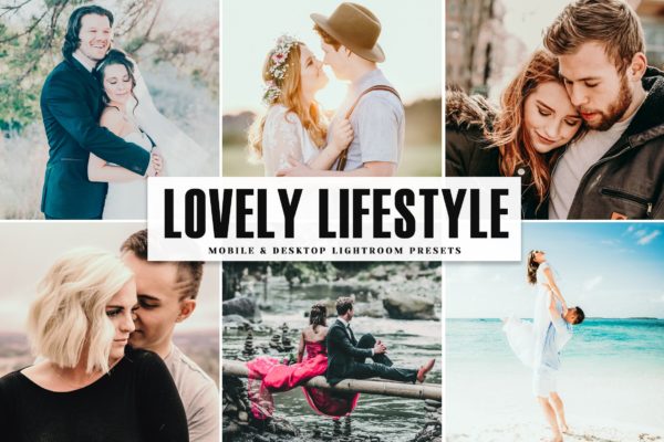 柔和明亮色调摄影后期处理LR预设 Lovely Lifestyle Mobile &amp; Desktop Lightroom Preset