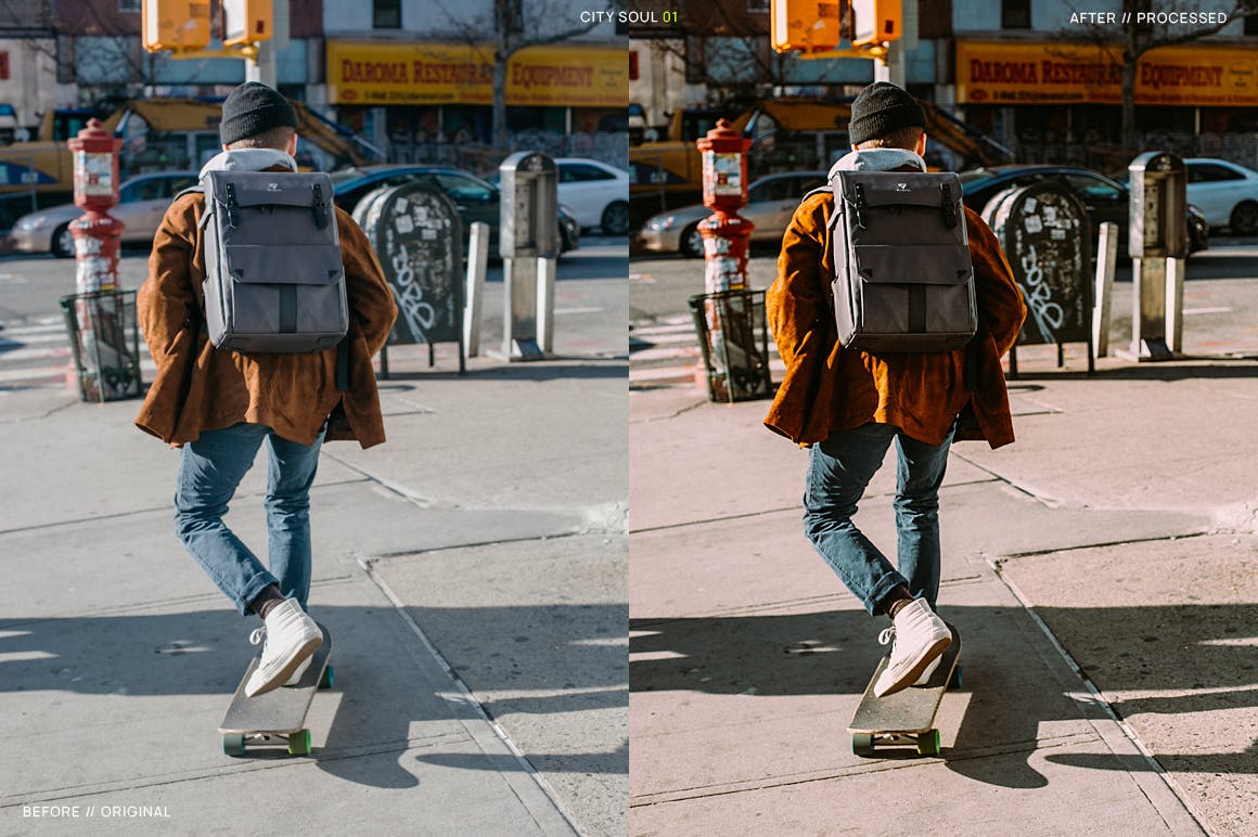 14个现代时尚亮色效果照片处理LR预设 14 City Soul Lightroom Presets + Mobile插图(1)