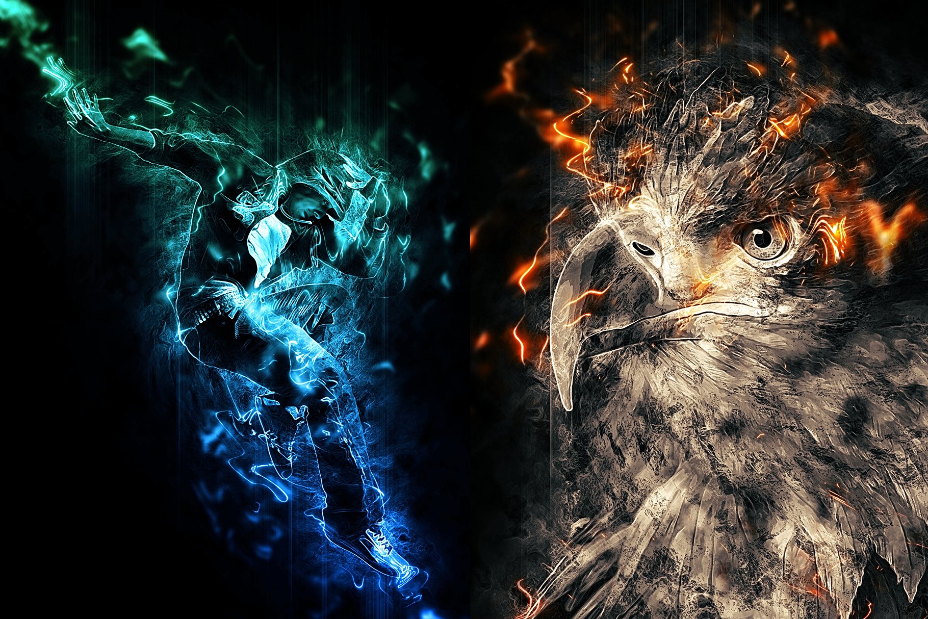 火爆震撼的超强视觉冲击力PS动作 Fury Action插图(5)