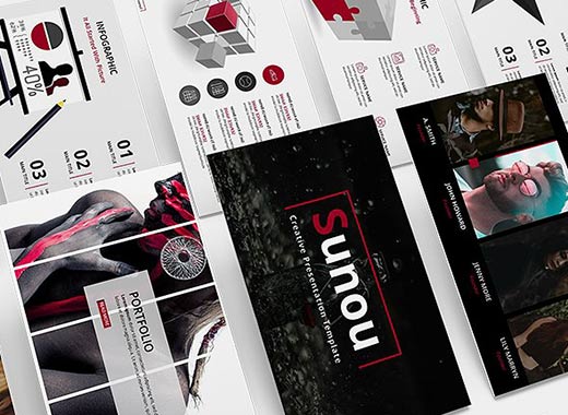 Sunou–极具创造力的商业化PPT模板下载[ppt,pptx]