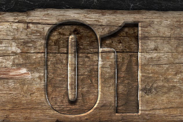 11种雕刻文字图层样式 11 Engraved Text Styles插图(2)