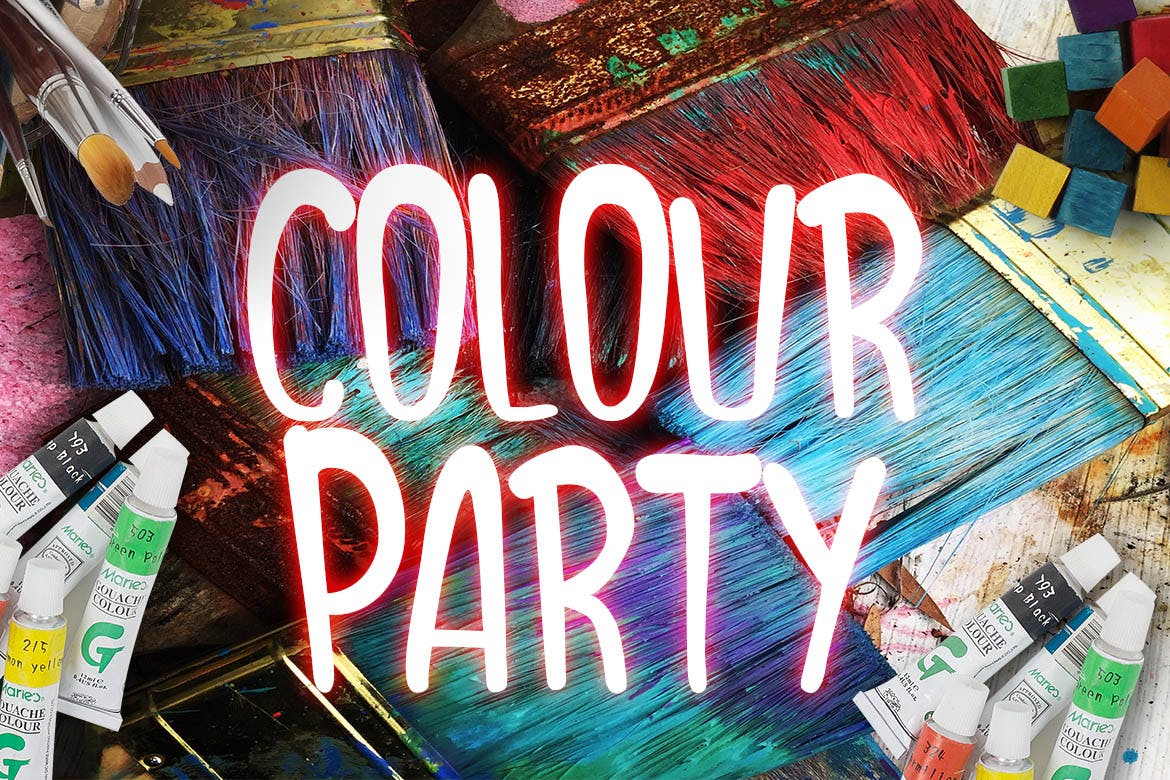 节日主题设计适用的英文手写字体下载 Create Your Own插图(4)