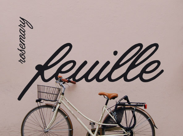 英文连笔书法字体下载 Rosemary Feuille Tyepface