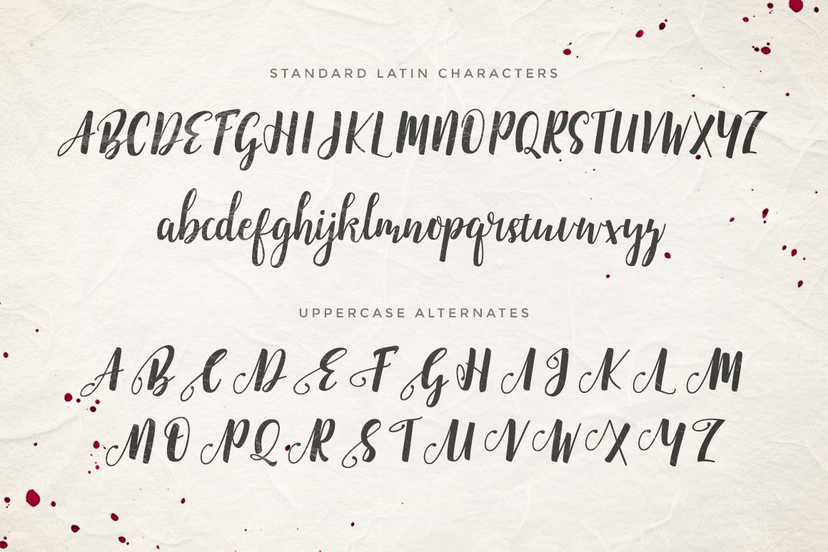 付费手写英文字体 Emellie Script Font插图(1)