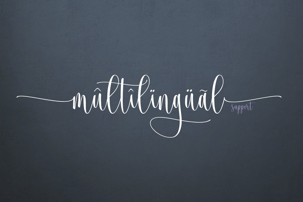 梦幻连笔英文书法字体 Josephira Fancy Script Font插图(12)