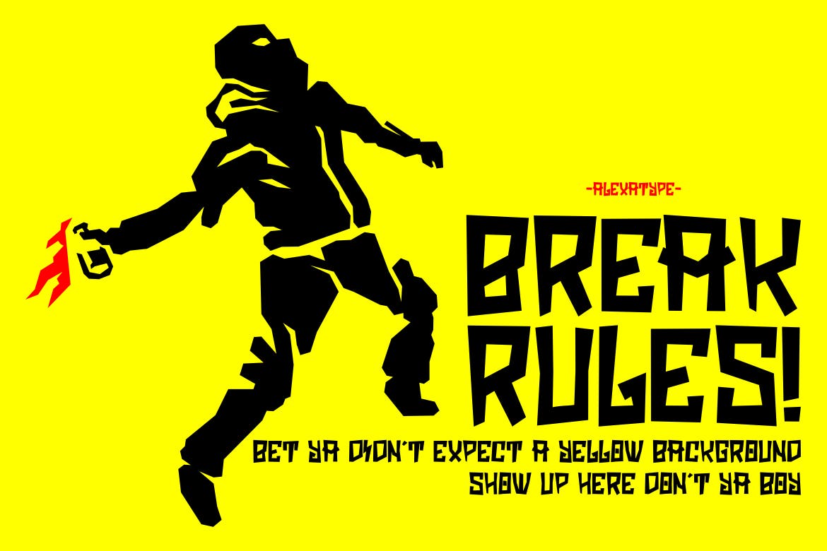 一款活力四射的英文粗体无衬线字体 Critrace – Energetic Display Font插图(4)