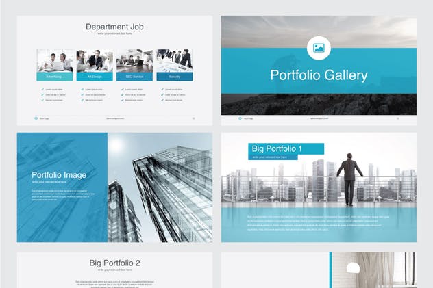企业宣传多用途主题Keynote模板V.28 Multipurpose Keynote Template V.01插图(10)