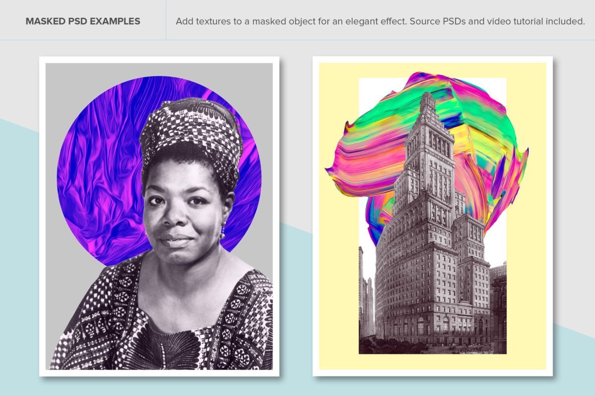 创意抽象纹理系列：抽象液态画工具包（纹理、模板、笔刷&教材）Abstract Paint Toolbox [3.12GB]插图(6)