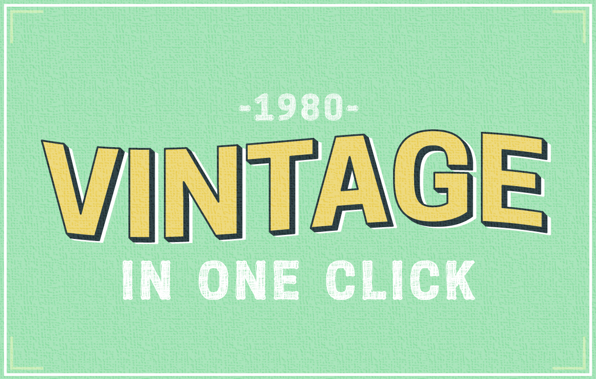 复古文字效果&复古纹理素材包 Retro Typography Graphic Styles插图(6)