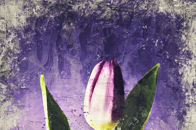 厚涂手法油画效果一键生成PS动作 Impasto Oil Paint Photoshop Action插图(14)