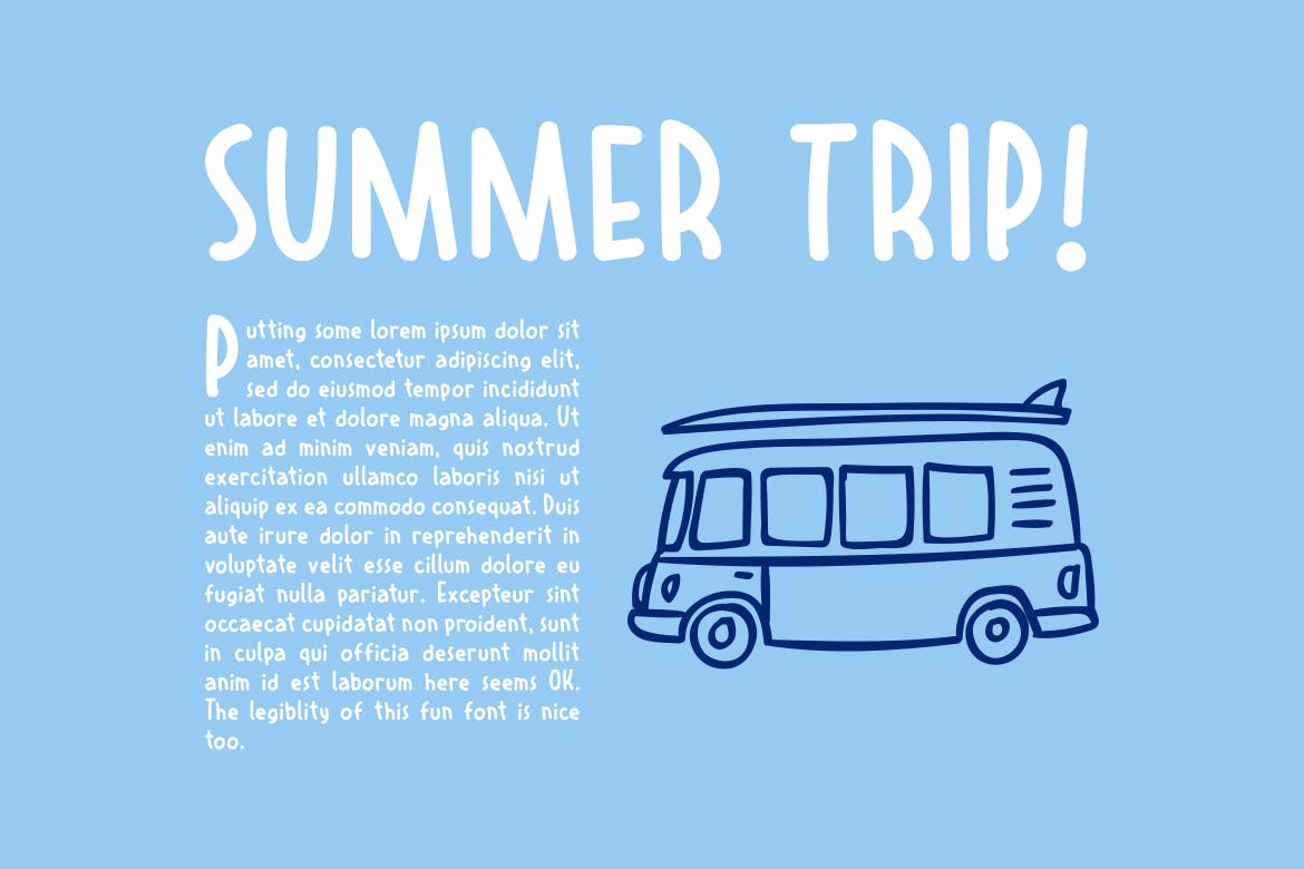 童趣可爱风格无衬线英文字体下载 Let’s Play – Fun Font插图(3)