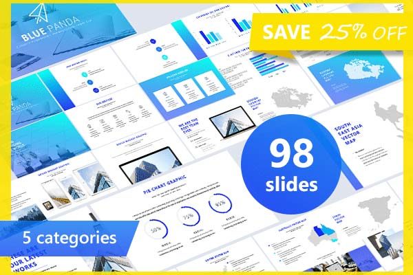 素材库下午茶：柔和漂亮的蓝色科技商务业务介绍PPT模板套装[PPTX]