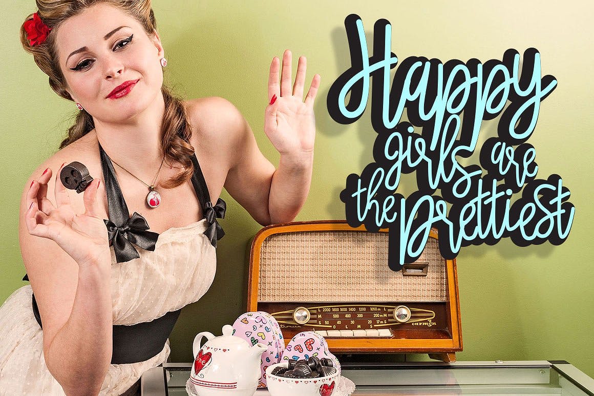 时尚高端复古质感的Wanda Script万达英文字体插图(1)