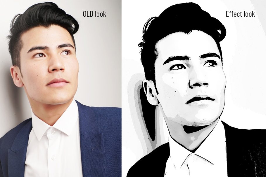 照片转矢量墨水艺术风格ps动作下载 Vector Tracing Photoshop Action插图(9)