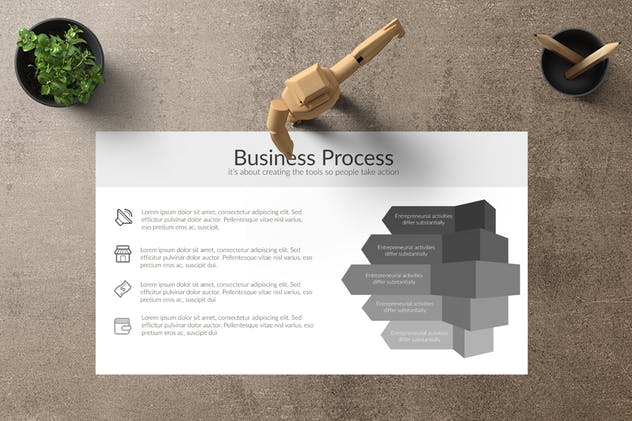 商业规划/市场规划PPT幻灯片模板下载 JADE Powerpoint Template插图(4)