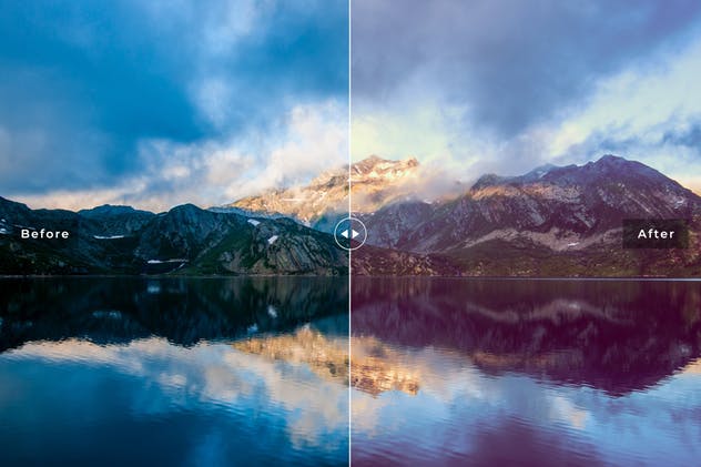 100款风景旅行照片后期处理调色LR预设合集 100 Landscape Lightroom Presets Pack插图(1)