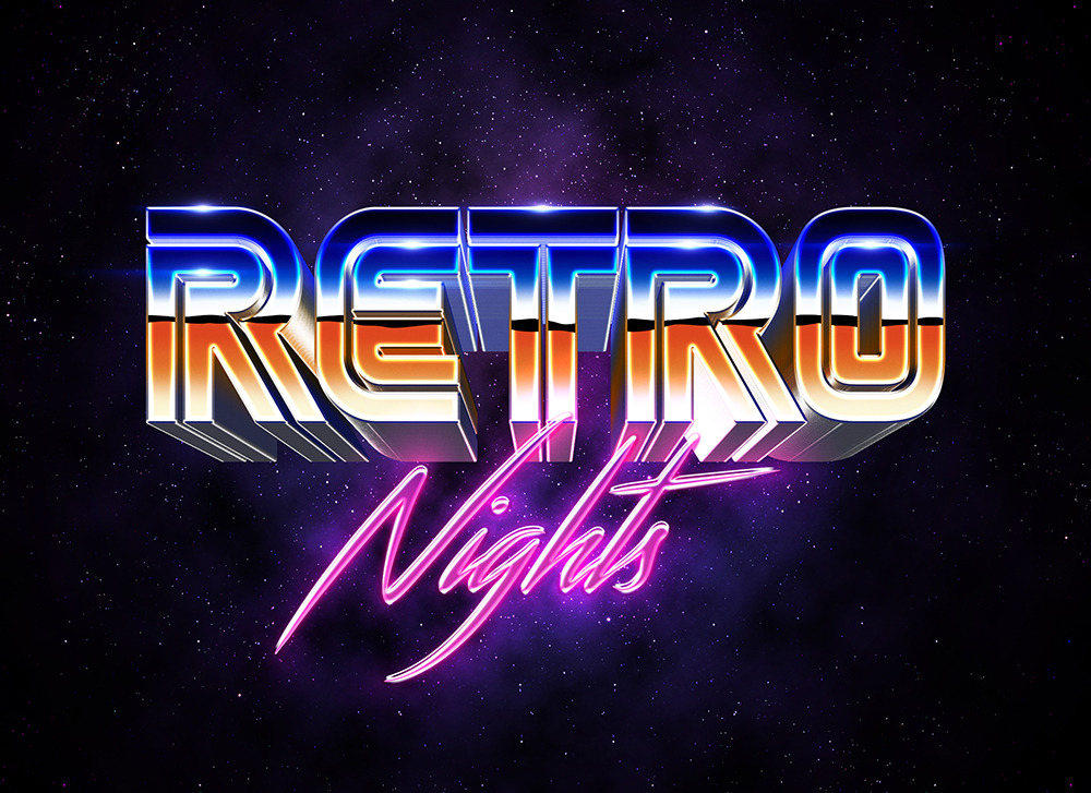 80年代风格文字效果插图(6)