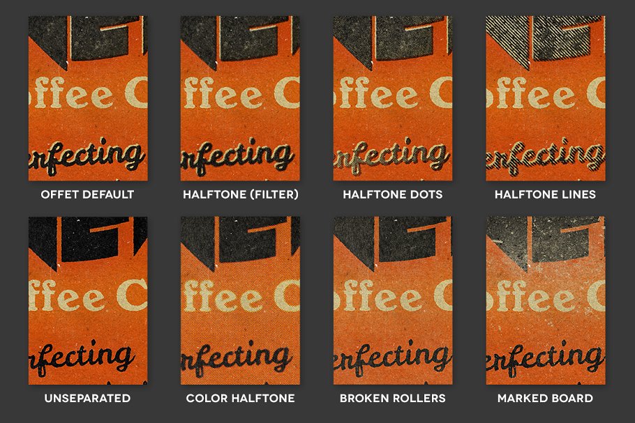 复古怀旧风格火柴盒外观设计图层样式 Super Strike – Matchbook Effects插图(3)