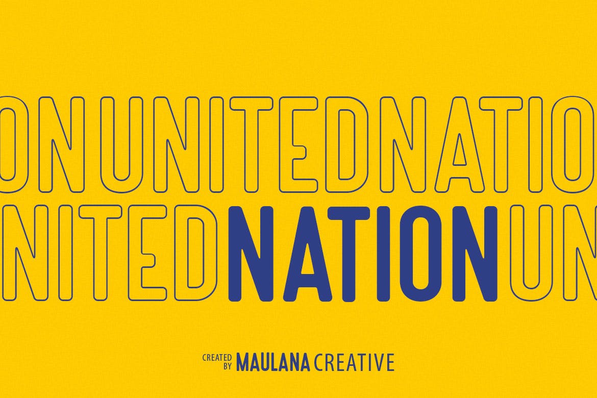 品牌VI/排版设计圆角无衬线字体素材库精选家族 Nubolts Rounded Sans Family Font插图(6)