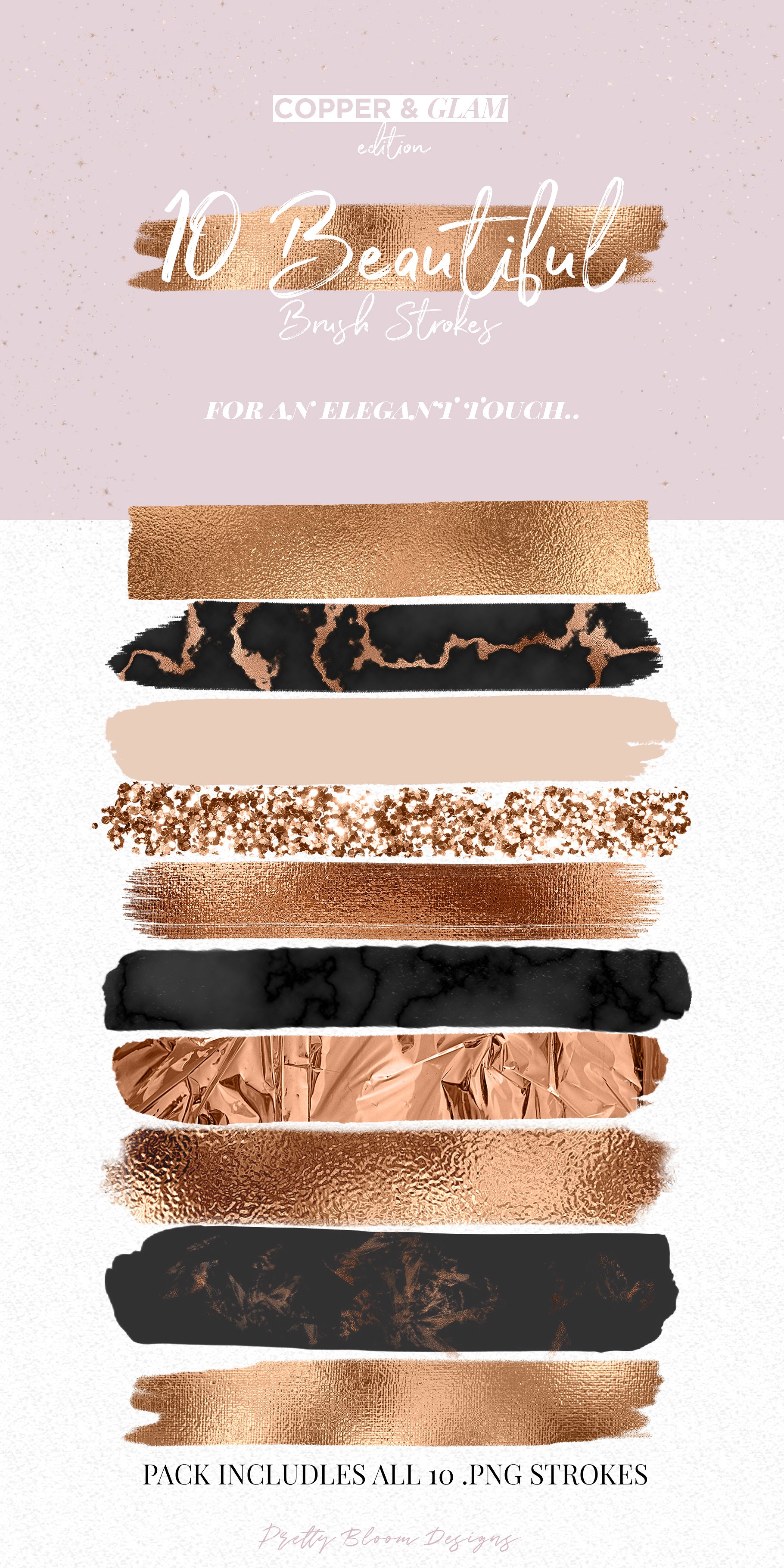 10个美丽迷人的笔触透明图片下载[png]插图(1)