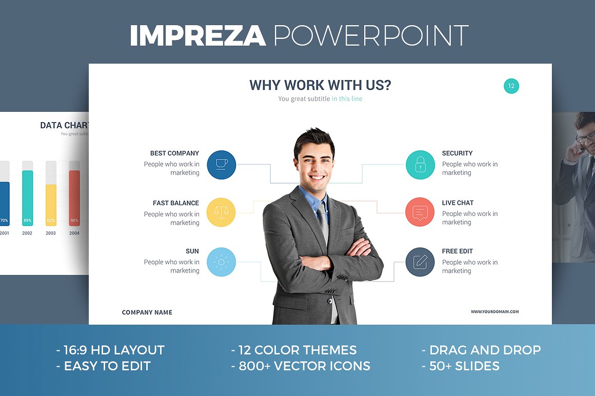 77个多用途商业化幻灯片模板合辑下载[pptx,key]插图(7)