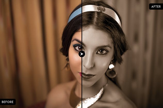 15款黑白胶片效果LR调色预设 Sepia Collection Lightroom Presets插图(2)