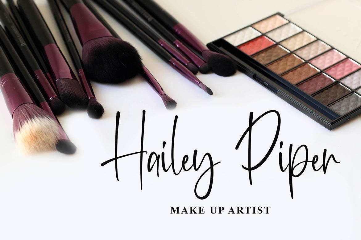 现代钢笔书法英文字体素材库精选 Santhay – Modern Script Font插图(3)