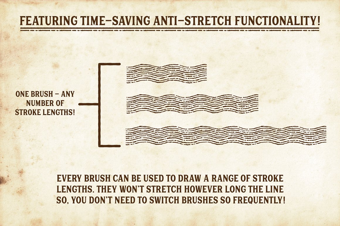 复古画笔线条艺术AI笔刷 Finest Vintage – Affinity Brushes插图(6)