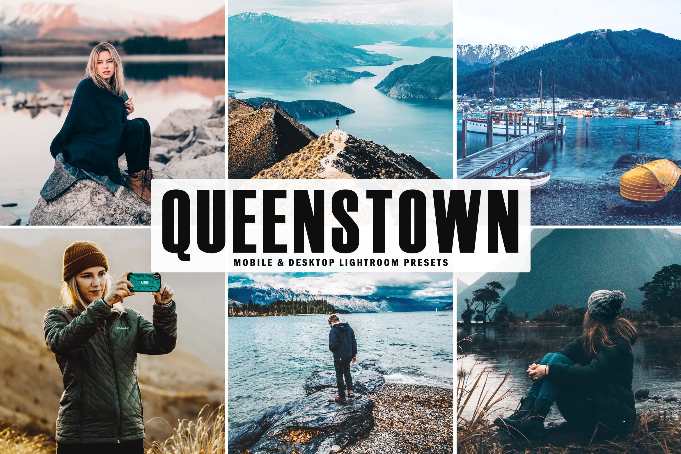新西兰皇后镇旅游摄影Lightroom调色预设 Queenstown Mobile & Desktop Lightroom Presets插图