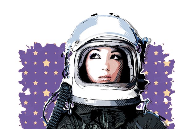 图片转矢量手绘插画艺术效果PS动作 Vector Art Photoshop Action插图(2)