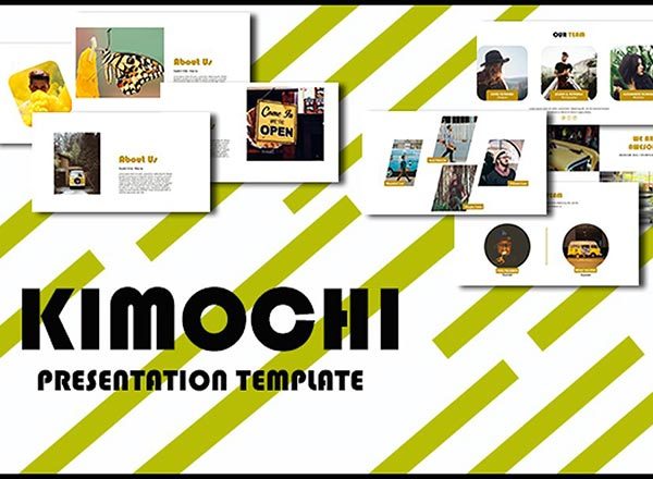 非常适合餐饮快餐咖啡馆小资情调的keynote设计模板