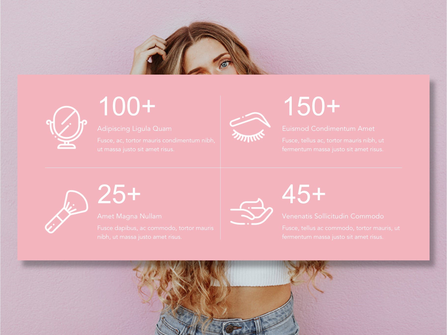 美妆行业主题谷歌幻灯片模板下载 Beauty Maker Google Slides Template插图(6)