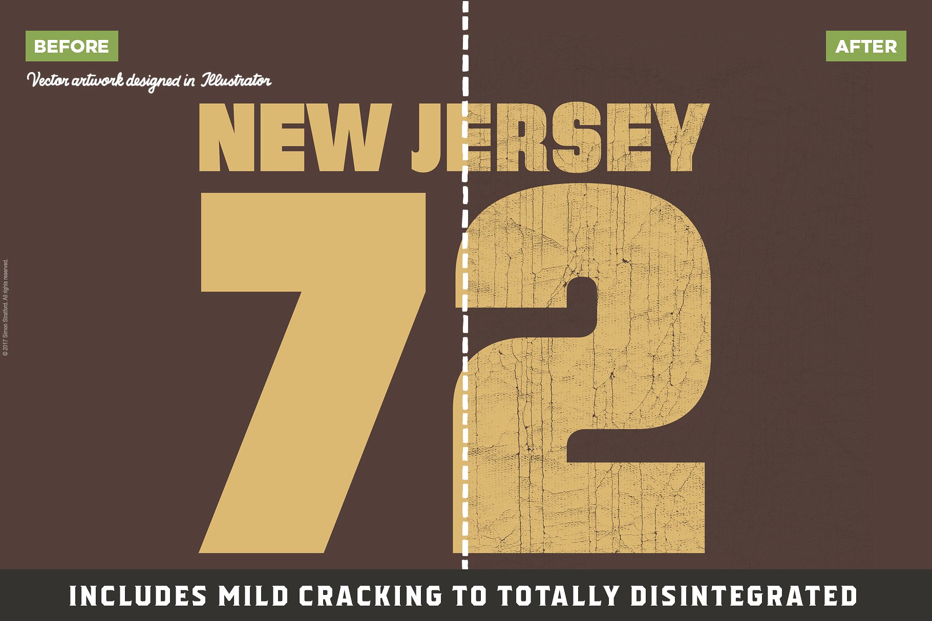 塑料溶胶开裂龟裂效果纹理PS笔刷 Plastisol cracked textures photoshop插图(8)