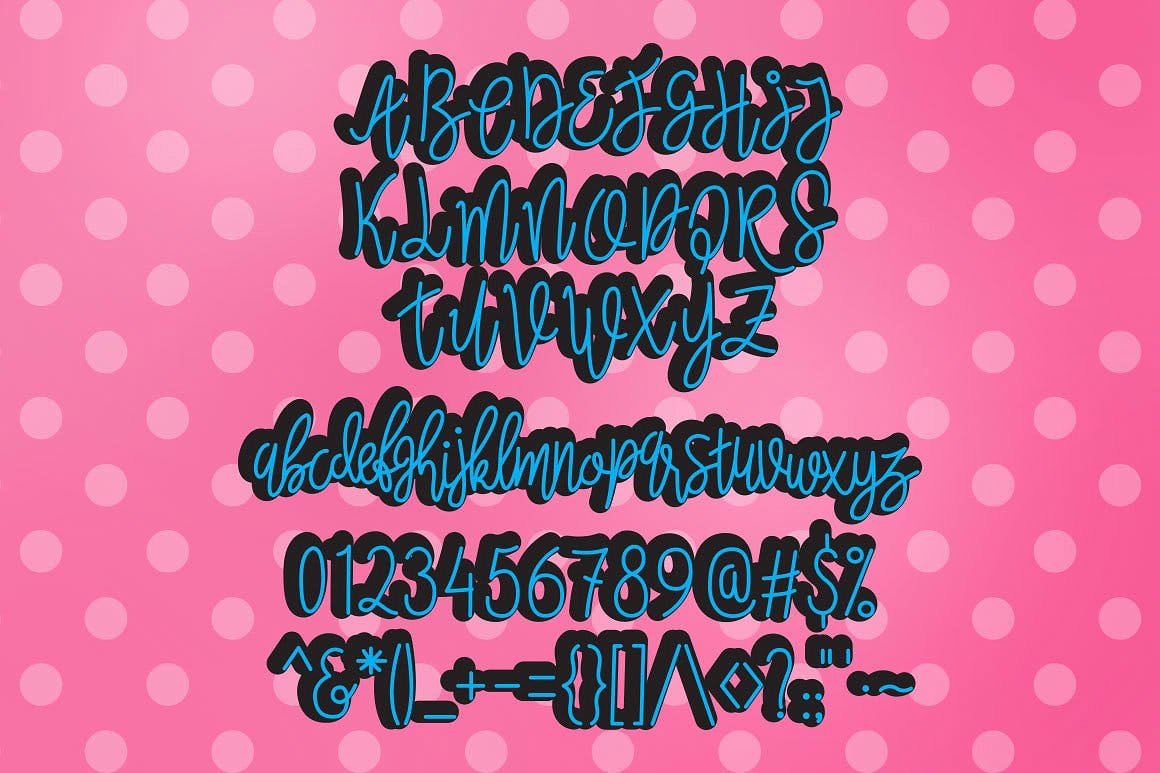 时尚高端复古质感的Wanda Script万达英文字体插图(2)