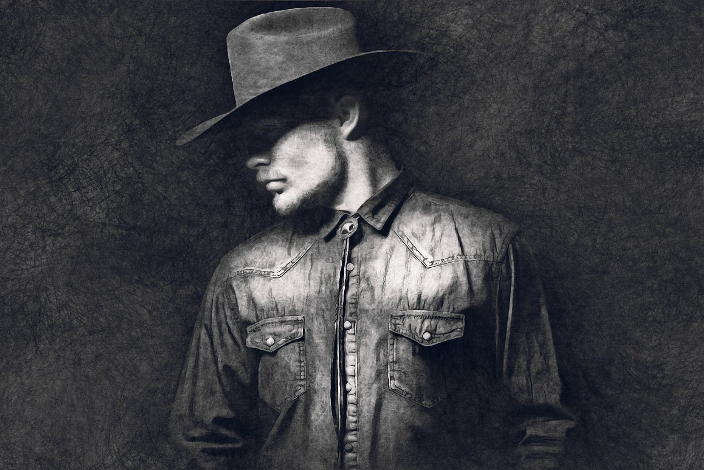 逼真铅笔素描效果一键生成PS动作 Dark Sketch CS4+ Photoshop Action插图(4)