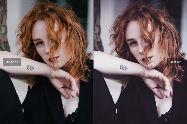 影楼必备婚纱人像摄影后期处理LR预设 Moody Mobile Lightroom Presets插图(3)